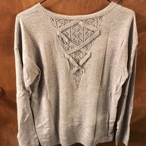 Maurice’s sweater cross back